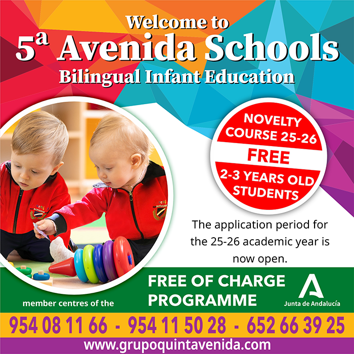 alumnos de las escuelas infantiles bilingües 5ª Avenida Schools