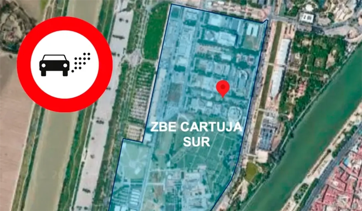 l'école maternelle de Cartuja se trouve désormais dans une zone à faibles émissions
