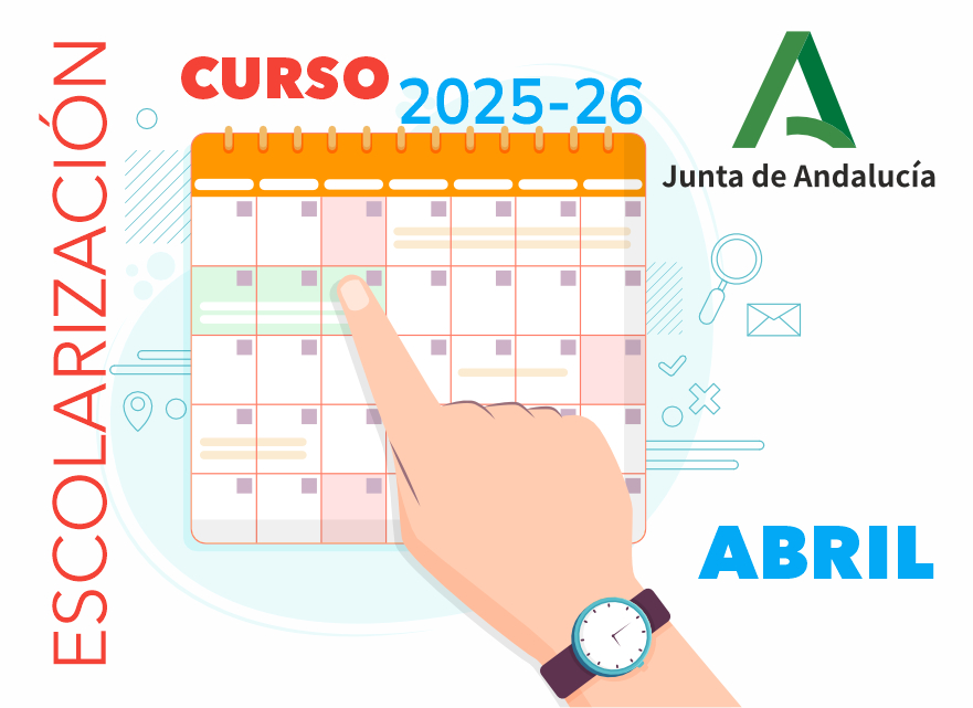 escuela infantil de la Calendario del mes de abril, plazo de escolarización ordinario