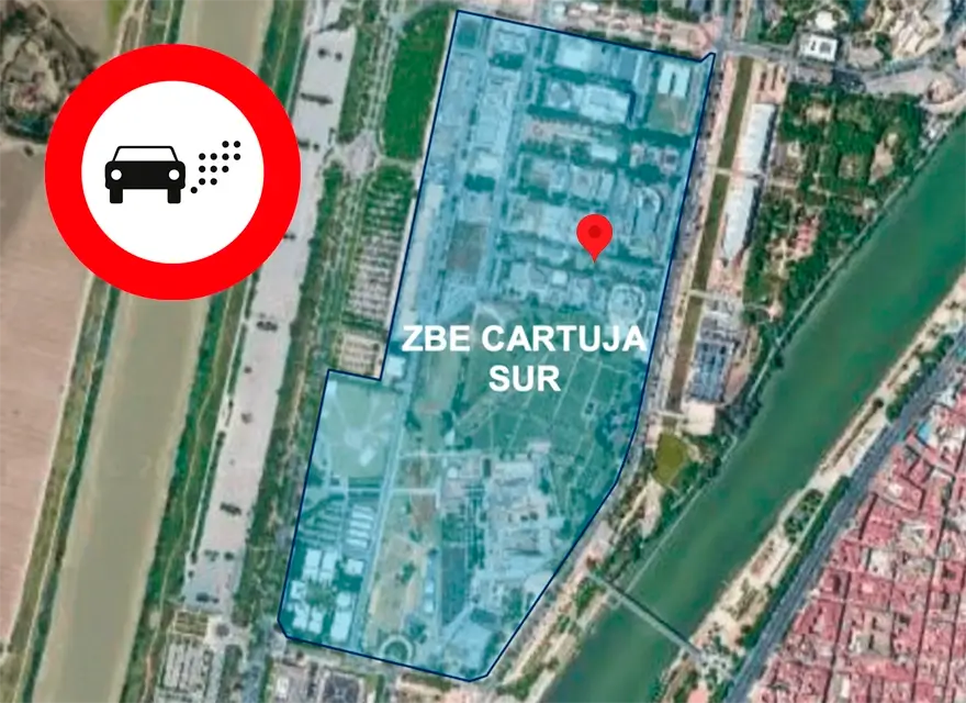 l'école maternelle de Cartuja se trouve désormais dans une zone à faibles émissions