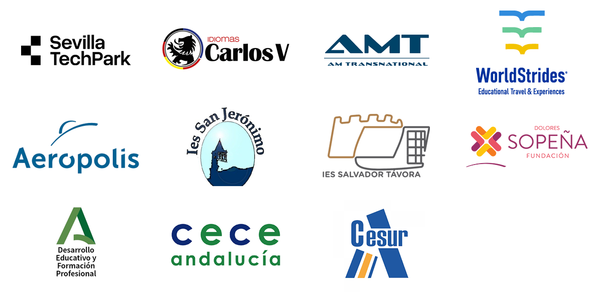 collage with the logos of the institutions collaborating with the nursery schools